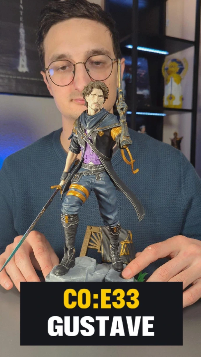 Gustave - Présentation figurine peinte atelier impression 3D Toulouse